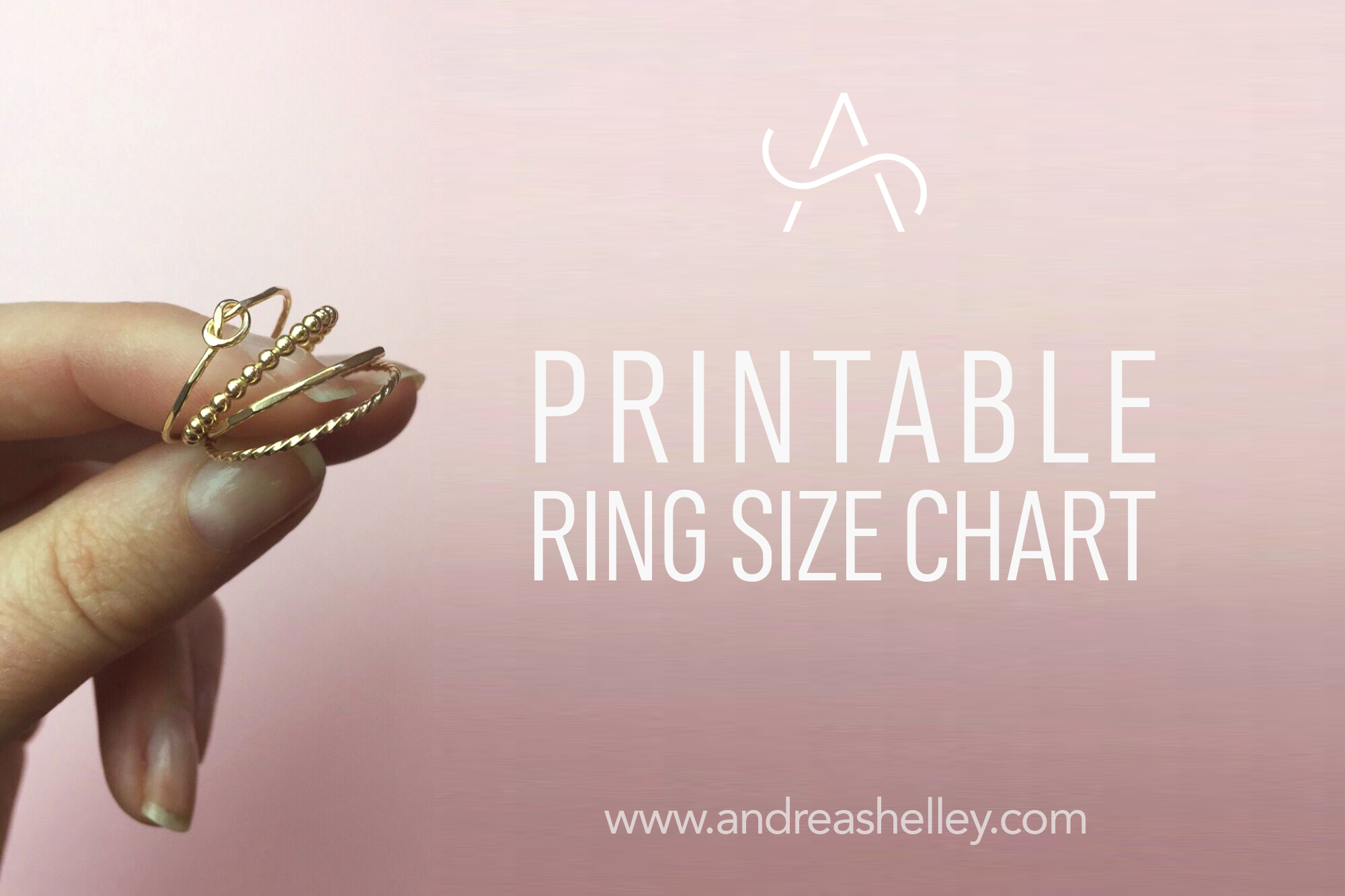 Printable Ring Size Chart PDF