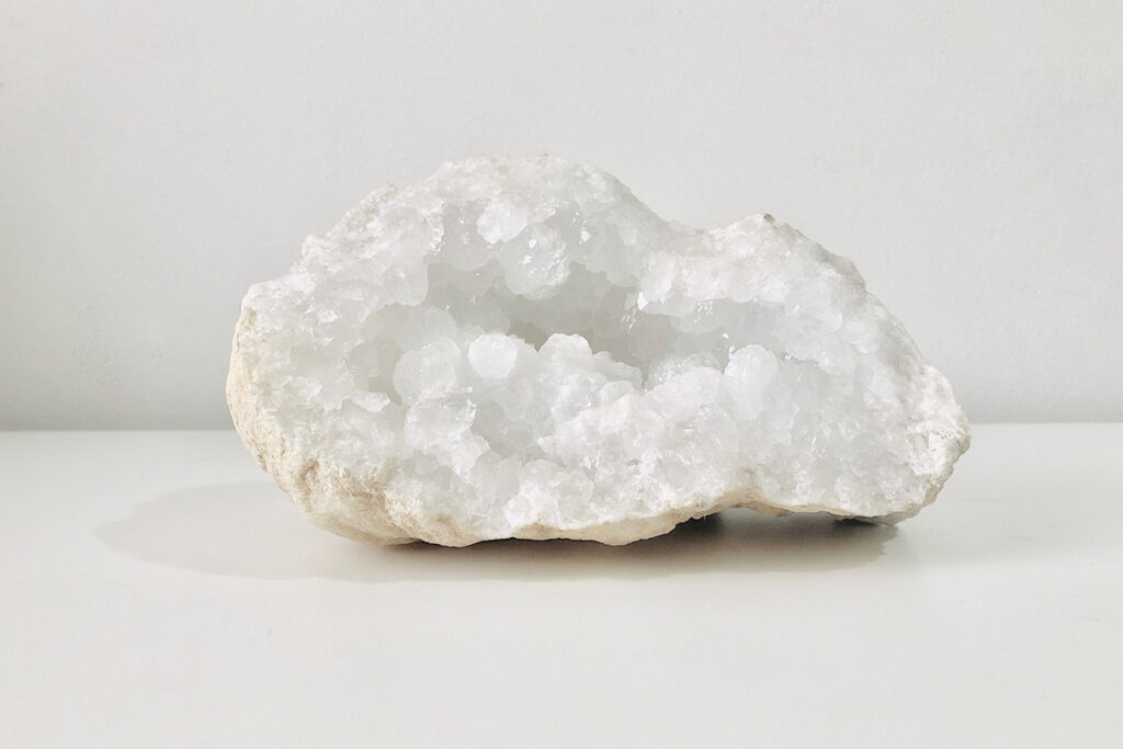 April birthstone clear quartz