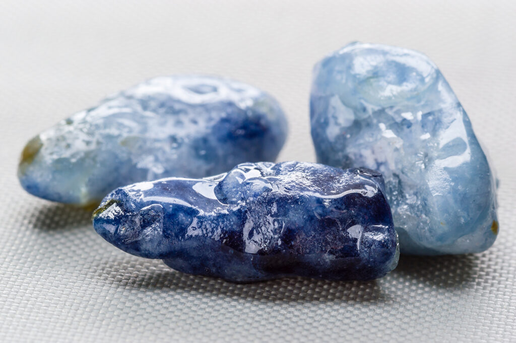 September birthstone blue sapphire stones