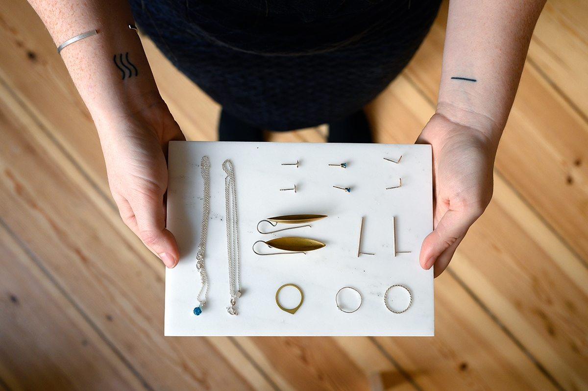 Living Jewelry shop Jen's Andrea Shelley Jewelry collection