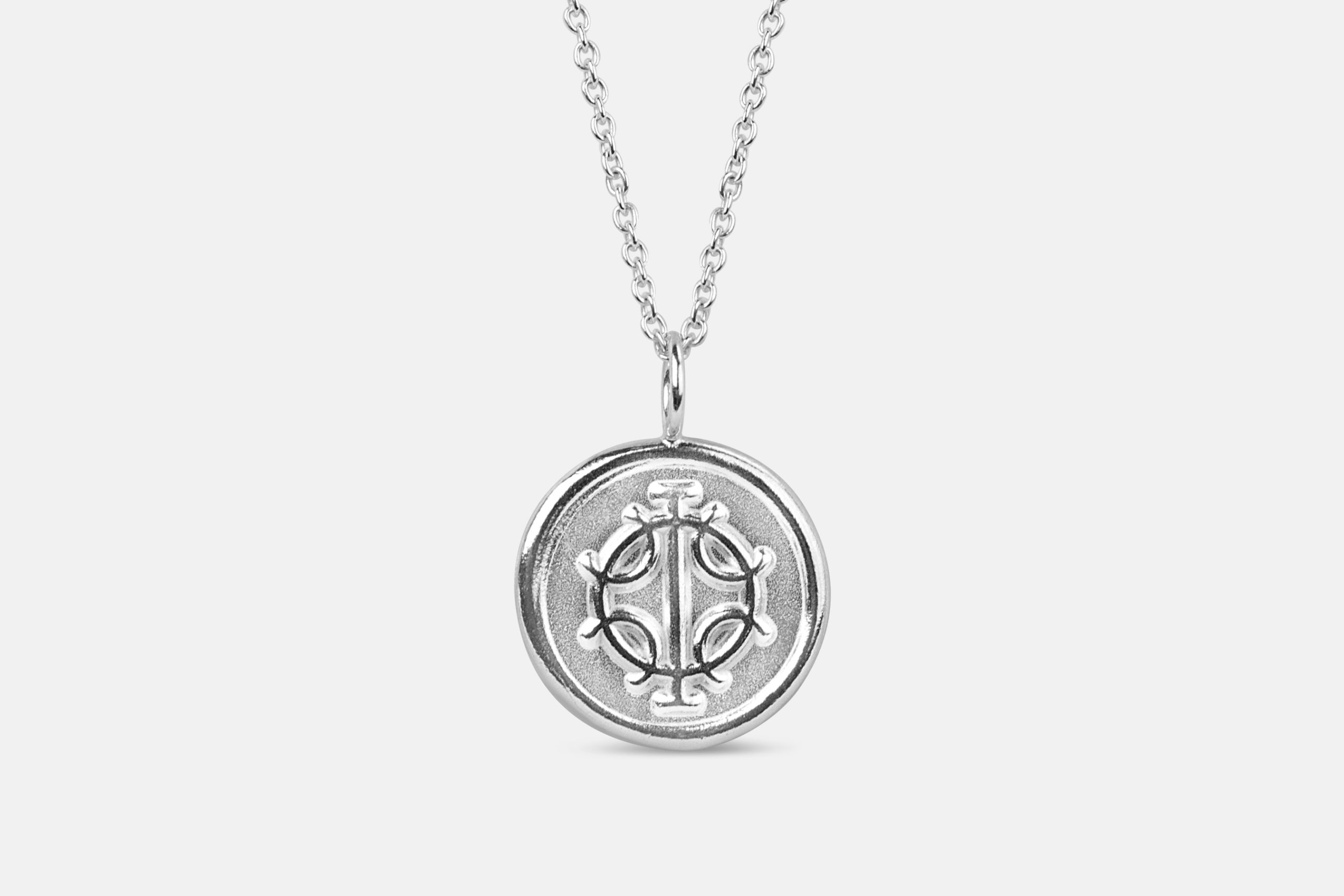 Danobus magic stave necklace in silver