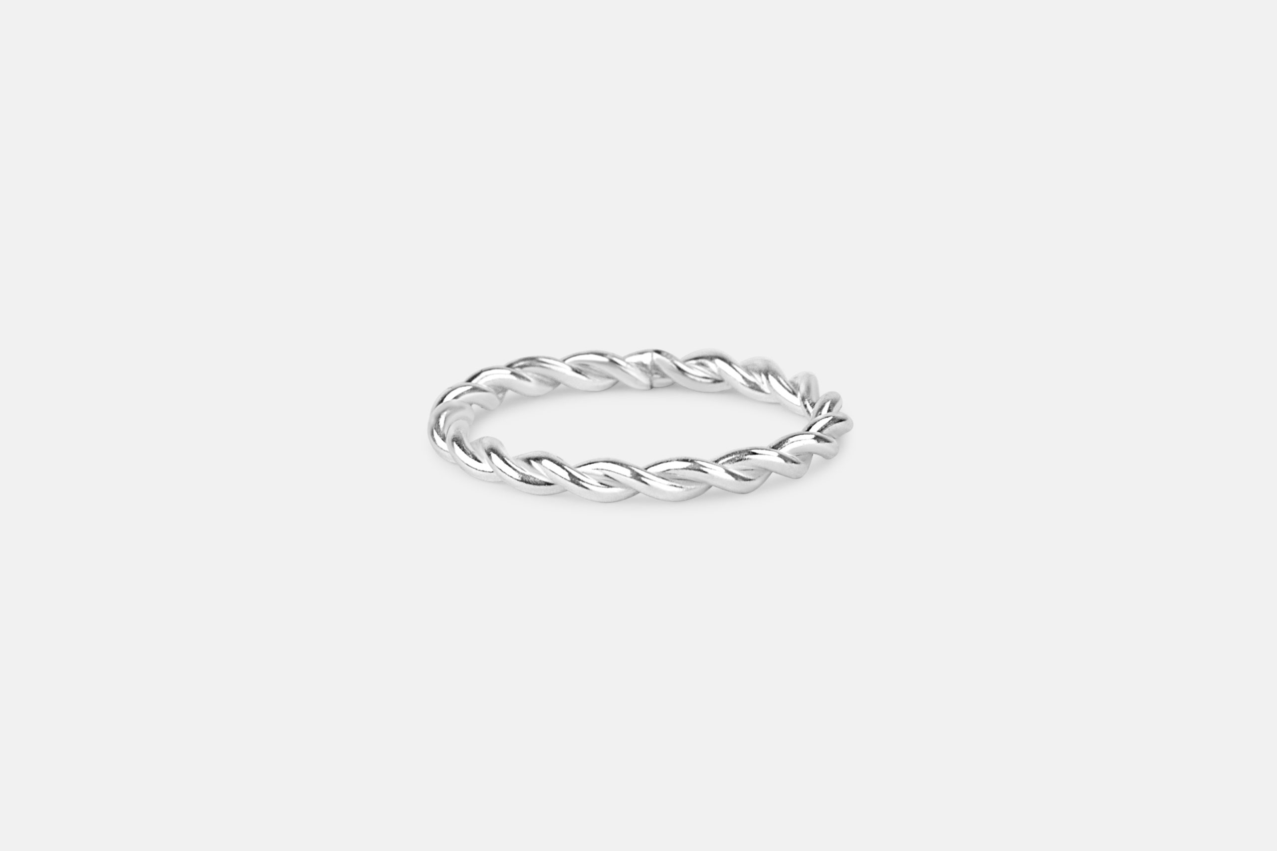 Veifa rope twist ring sterling silver