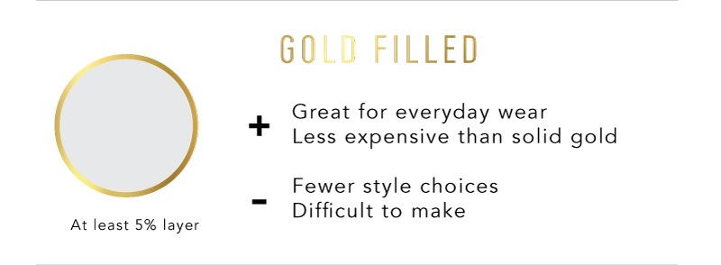 What is gold filled jewelry?