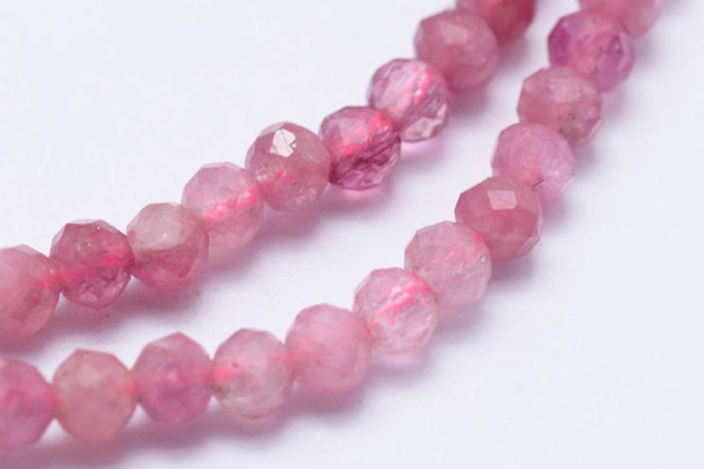 pink tourmaline gemstones