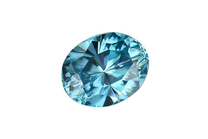 December birthstone blue zircon