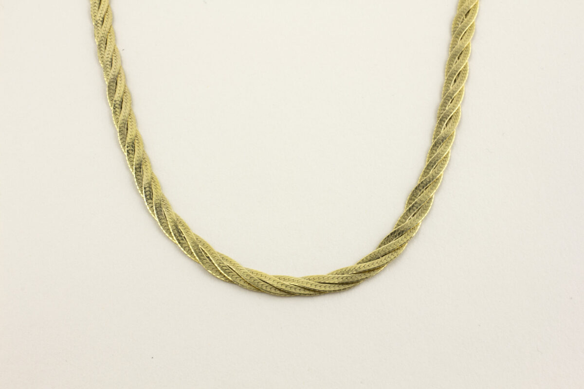 Multi strand vintage 14k gold chain