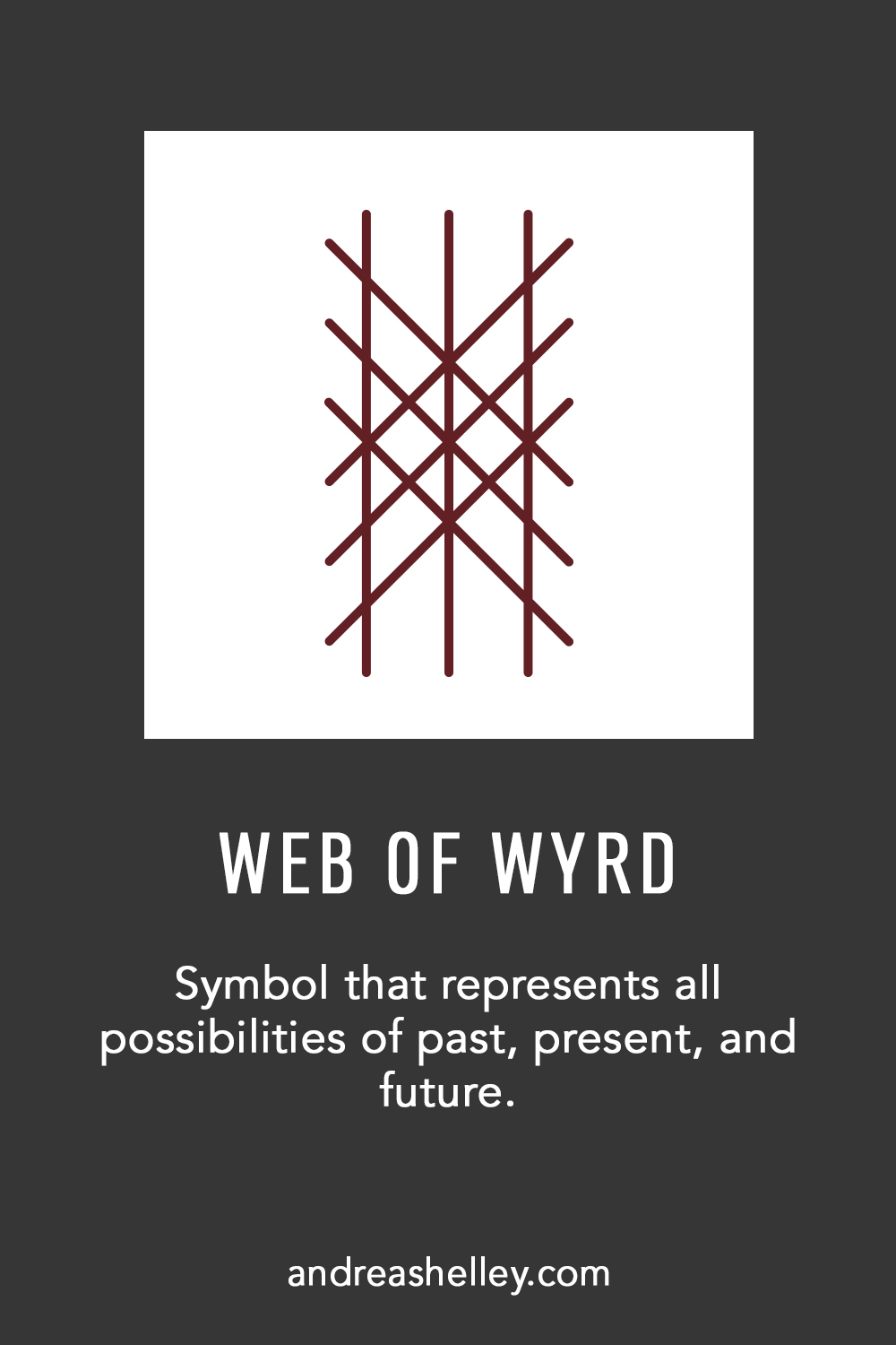 Web of Wyrd symbol represents fate