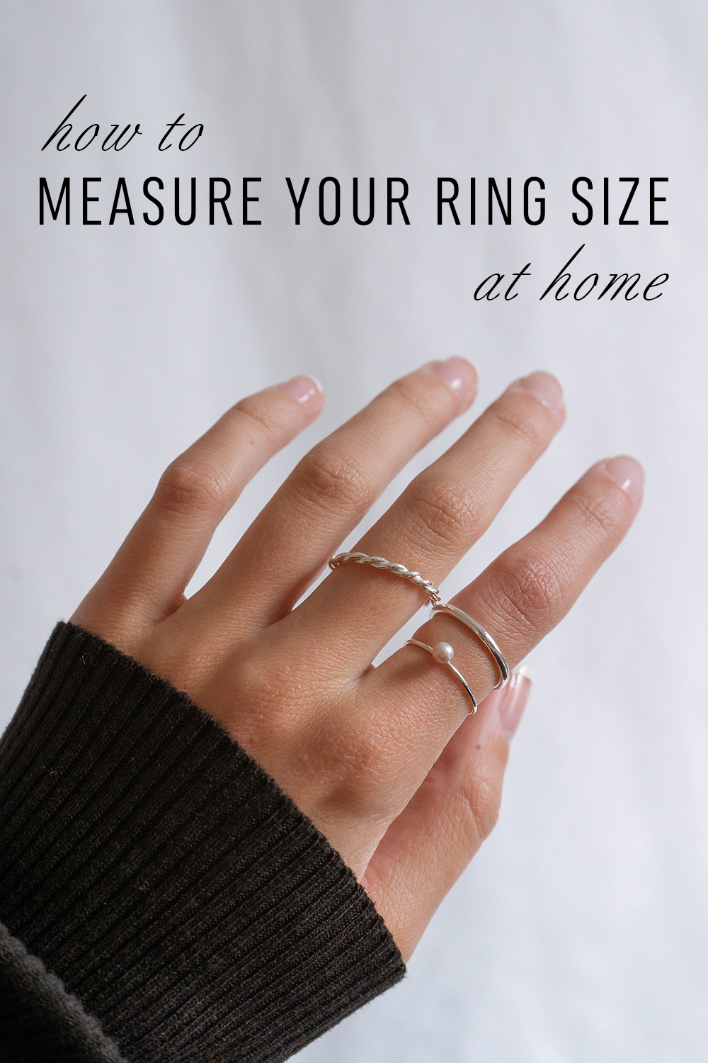 How to find your ring size at home.