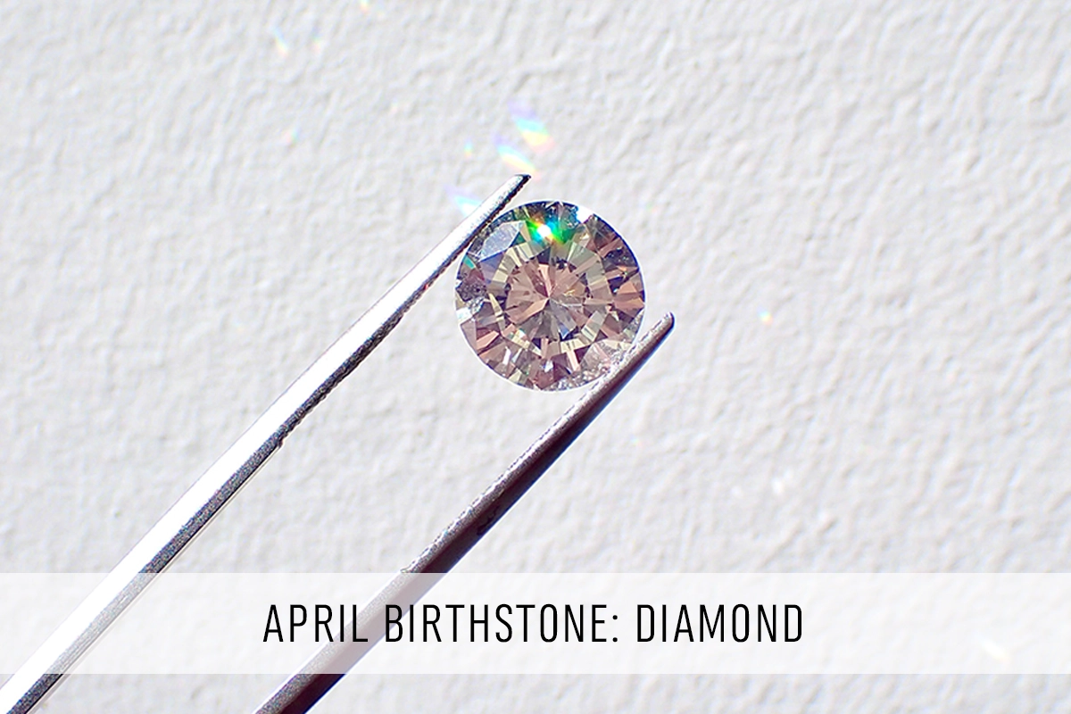 April birthstone diamond meaning, history, and properties.
