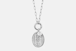 Multiple charm pendants mounted on a round spring loaded charm clasp.