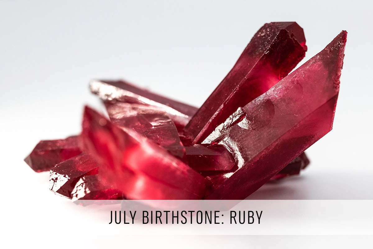 July birthstone ruby meaning and properties