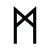 elder futhark mannaz symbol