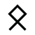 Elder futhark othala symbol