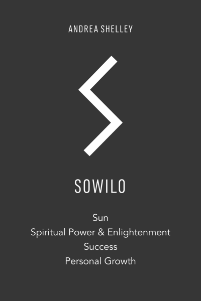 Elder futhark rune sowilo meaning sun, spiritual power & enlightenment, success, personal growth
