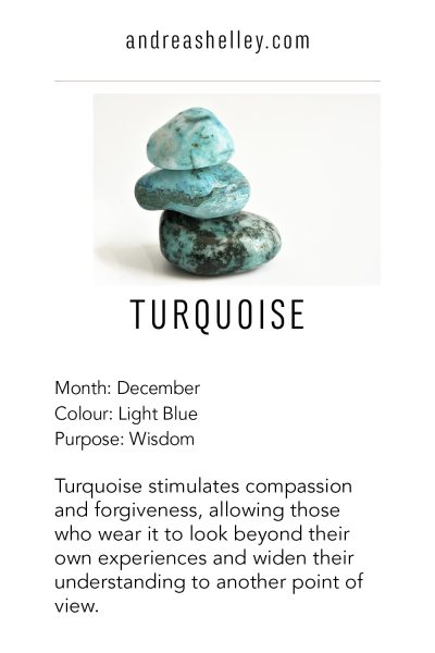 turquoise birthstone pin